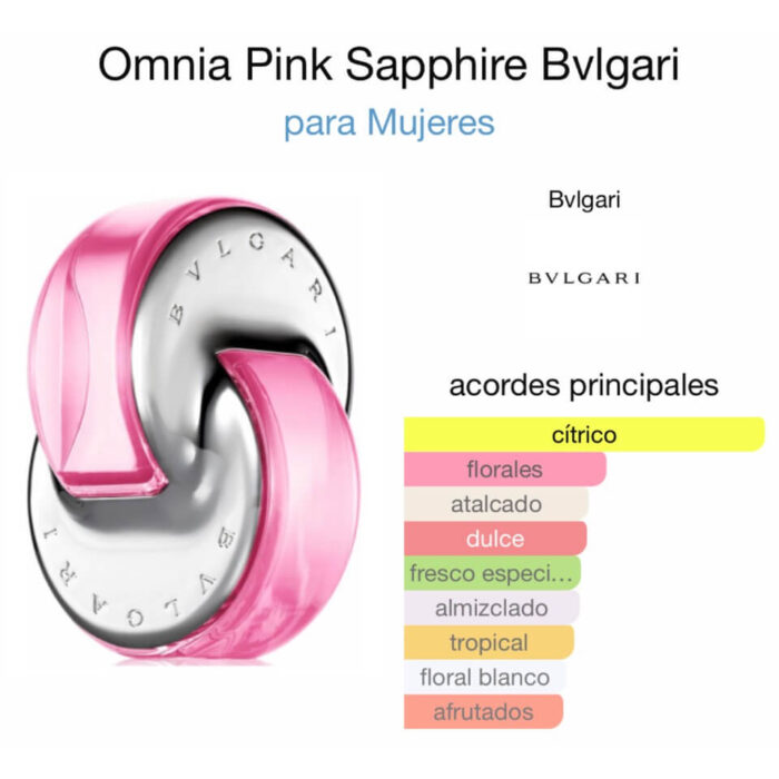 Bvlgari Omnia Pink Sapphire 65 ml - Imagen 2