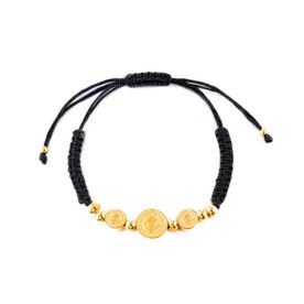 Pulsera Hilo San Benito, Acero