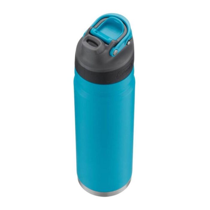 Coleman Botella térmica Freeflow de Acero Inoxidable - Aislamiento Cerámico - 24 oz - Caribbean Sea - Imagen 2