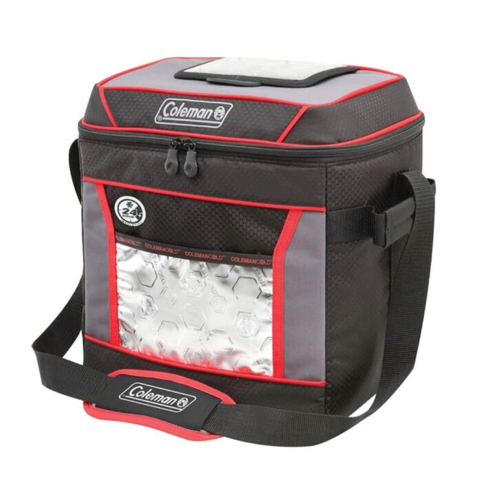 Coleman Hielera suave - 16 Latas - Rojo/Negro