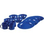 Coleman Set Vajilla Portátil Esmaltada - 12 piezas