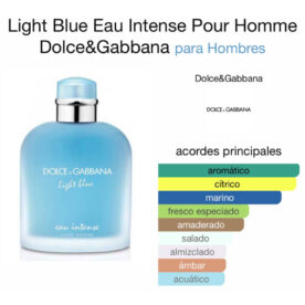 Dolce & Gabbana Light Blue Eau Intense Pour Homme Eau de Parfum 100 ml - Imagen 2