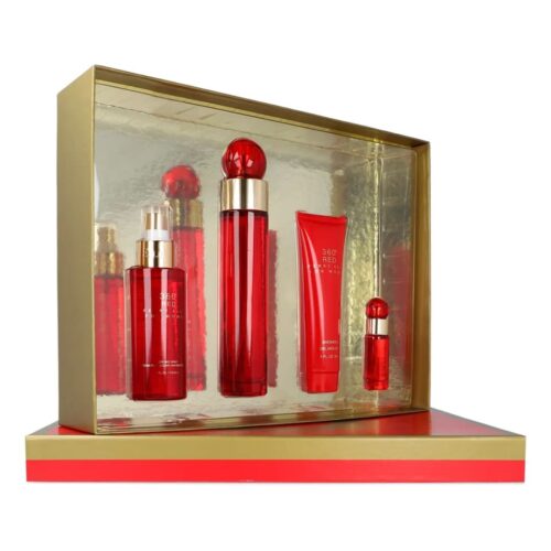 Estuche 360 Red Mujer 4 piezas EDP