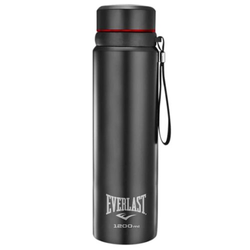 Everlast Botella Acero Inoxidable 1.2Lts Negro