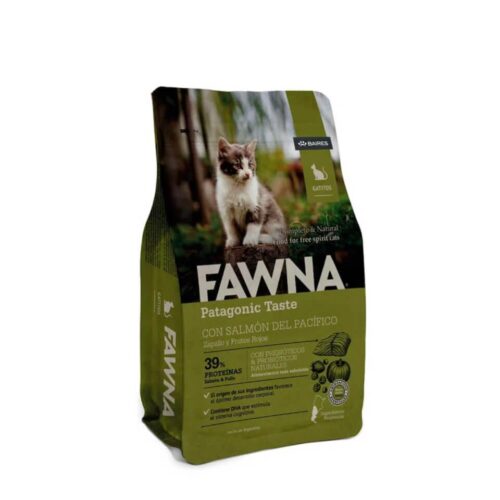 FAWNA Alimento para gatitos Kitten - Salmón&Pollo - 1 kg