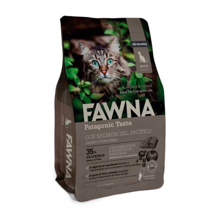 FAWNA Alimento para gato - Salmón&Pollo - 3 kg