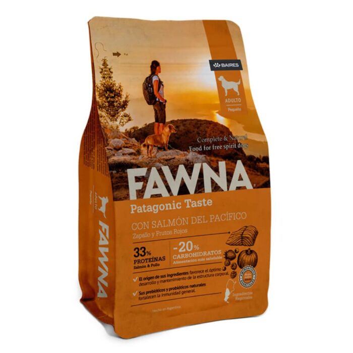 FAWNA Alimento para perro adulto raza pequeña - Salmón&Pollo - 7.5 kg