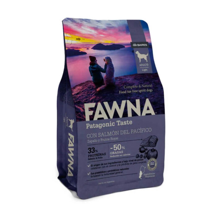 FAWNA Alimento para perro adulto toda raza Light - Salmón&Pollo -3 kg