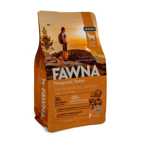 FAWNA Alimento para perro adulto raza pequeña - Salmón&Pollo - 3 kg