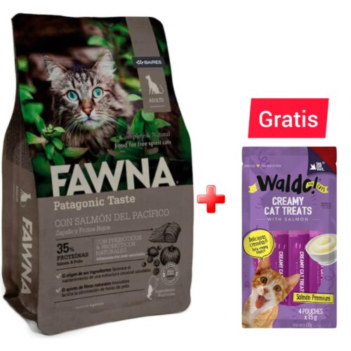 FAWNA Alimento para gato - Salmón&Pollo - 7.5 kg2