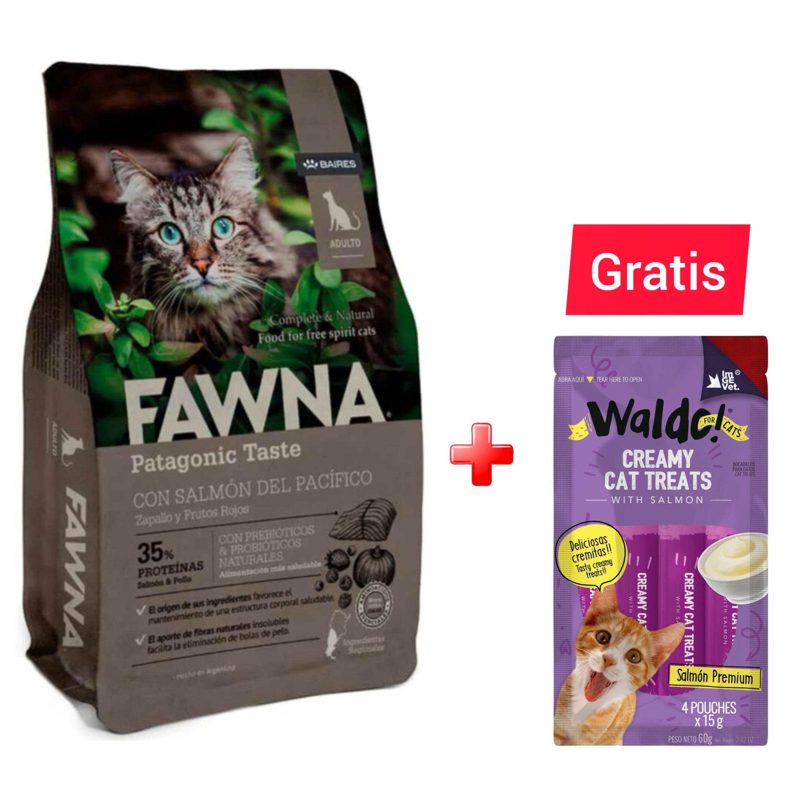 FAWNA Alimento para gato - Salmón&Pollo - 3 kg