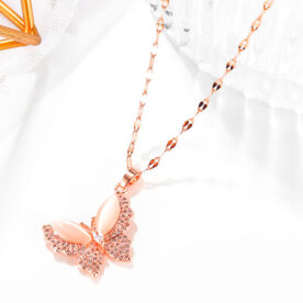 Collar Mariposa Acero - Imagen 3