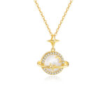 Collar Saturno, Acero