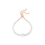 Pulsera Ajustable Perlas, Acero