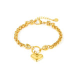 Pulsera Latido del Amor, Acero
