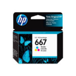 HP 667 Cartucho de tinta - 2 ml - Tricolor
