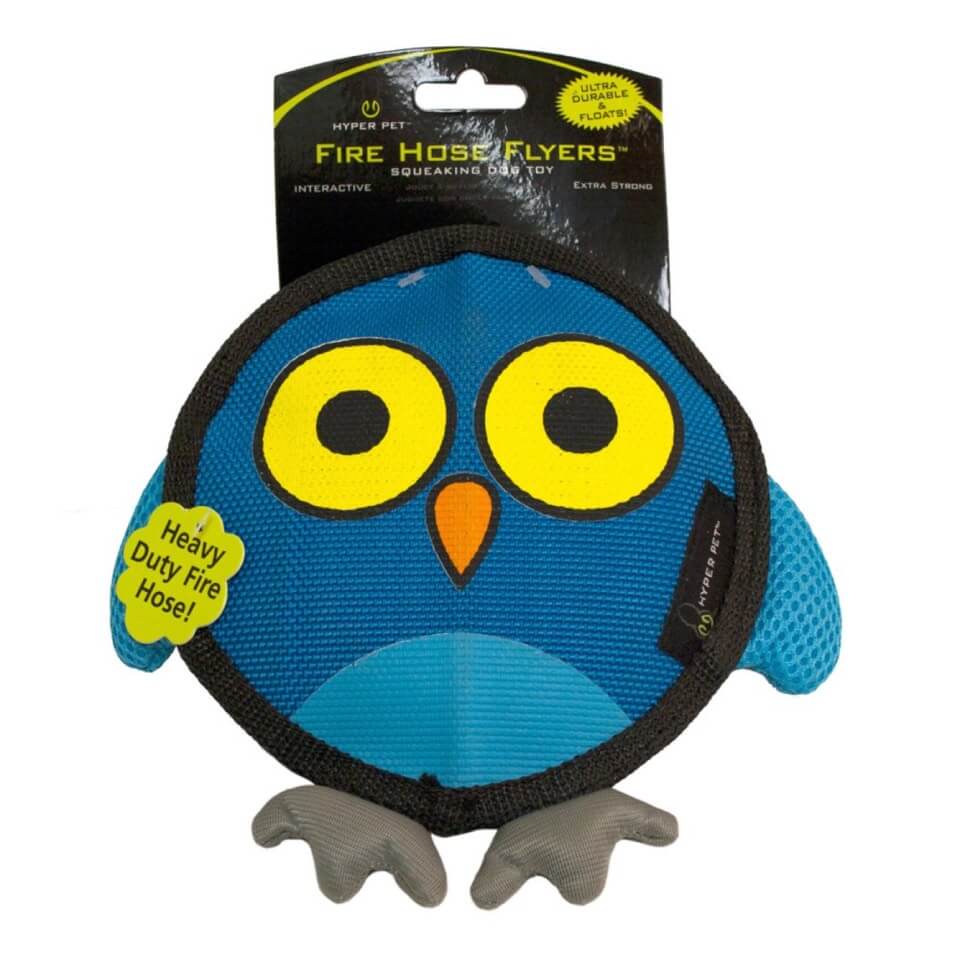 HYPER PET Juguete para perro Firehose Flyers Owl