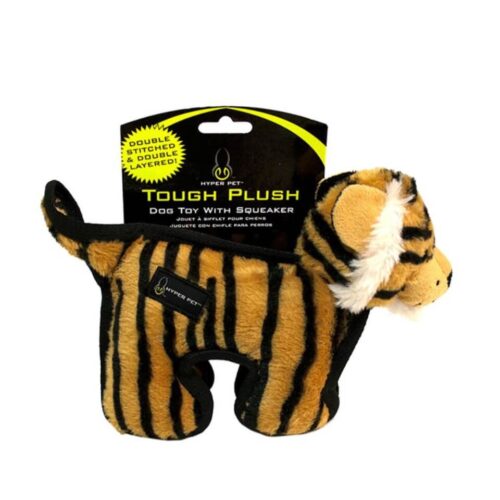 HYPER PET Juguete para perro Tough Plush Tiger