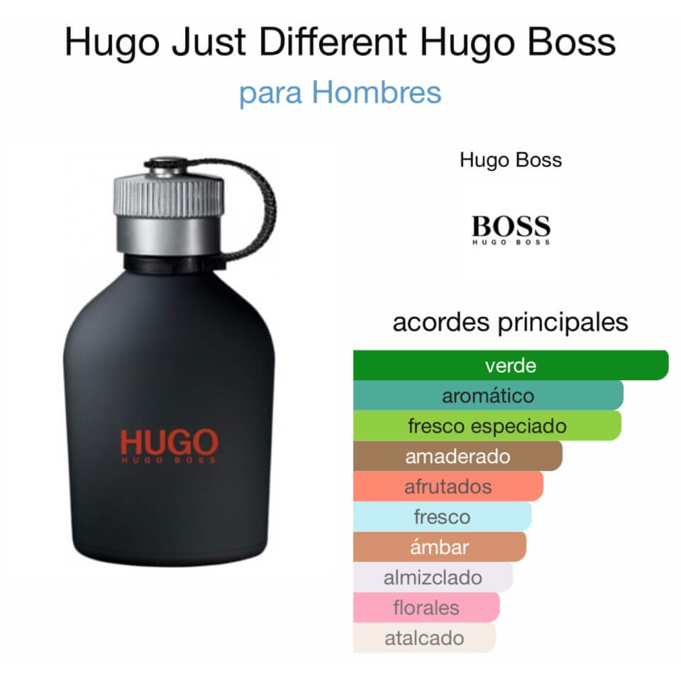 Hugo boss discount just different comentarios