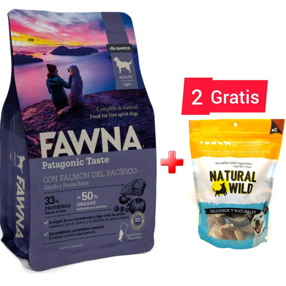 FAWNA Alimento para perro adulto toda raza Light Salmón&Pollo 15 kg2