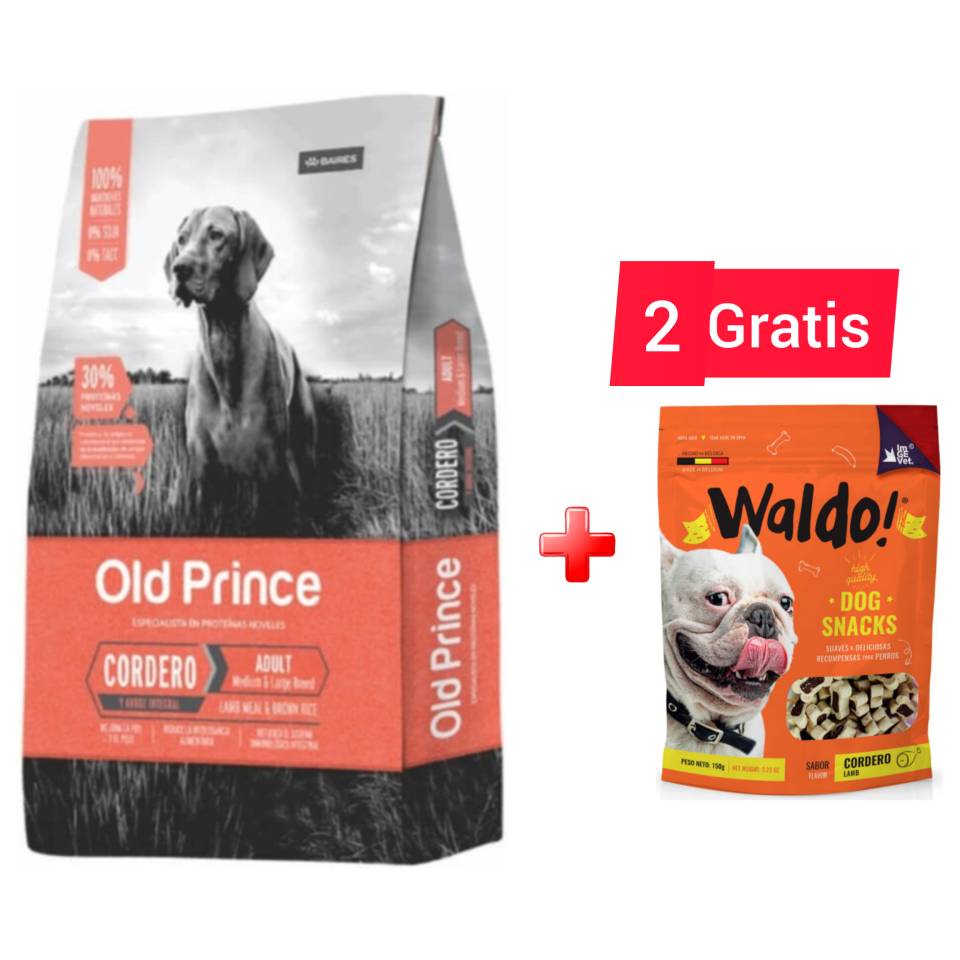 Old Prince Alimento para perro adulto raza mediana y grande - Cordero - 3 kg2