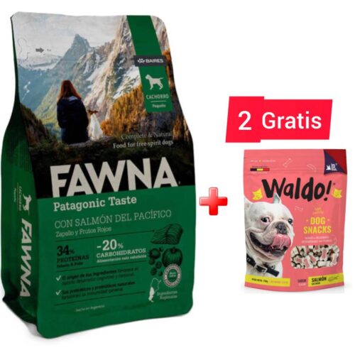 FAWNA Alimento para cachorro raza pequeña - Salmón&Pollo - 7.5 kg2