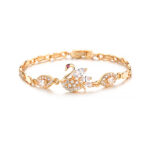 Pulsera Cisne Resplandeciente, Alloy