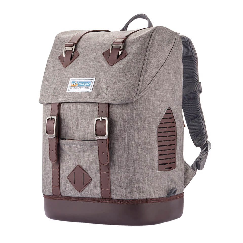 Kurgo K9 Rucksack - Gris Claro/Café