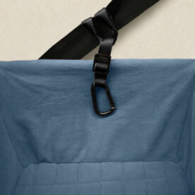 Kurgo Silla elevada para perro Rover Booster Seat - Negro/Azul - Imagen 2