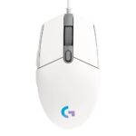 Logitech Mouse Gaming G203 LIGHTSYNC - Blanco