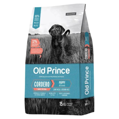 Old Prince Alimento cachorro toda raza Proteína Cordero - 15 Kg