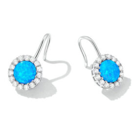 Aretes Elegancia Azul Radiante - Imagen 2