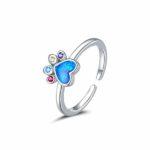 Anillo Ajustable Patita de Amor
