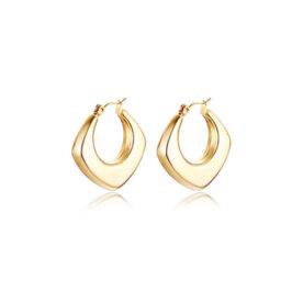 Aretes Glamour Brillante, Acero