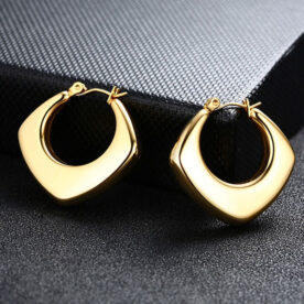 Aretes Glamour Brillante, Acero - Imagen 2