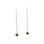Aretes Largos Contemporáneos Acero