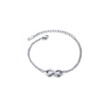 Pulsera Símbolo Infinito Acero