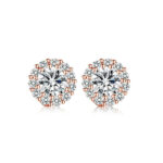 Aretes Destello de Circonia, Alloy