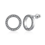Aretes Círculos Brillantes