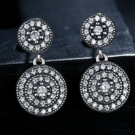 Aretes Esferas Brillantes - Imagen 2