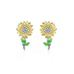 Aretes Girasoles