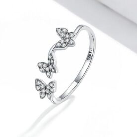 Anillo Vuelo de Mariposas - Imagen 3